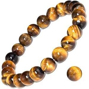 8Mm Natural Gemstone Stretch Bracelet, Handmade Unisex Crystal Bracelets For